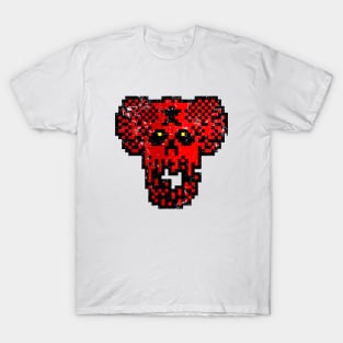 Jet Set Willy Hades Guardian Red Distressed - ZX Spectrum Legend T-Shirt